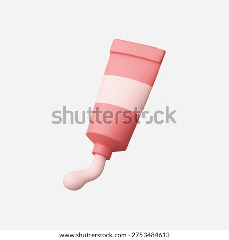 3d Realistic Lotion icon vector illustration