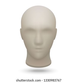 3d realistic mannequin head