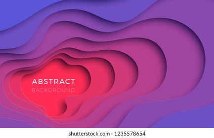 3D realistic paper cut background. vector design layout for presentation, flyer, invitation, poster, banner. easy to edit and customize. eps10