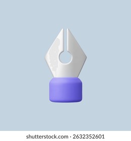 3d Realistic Pen icon vector Illustration