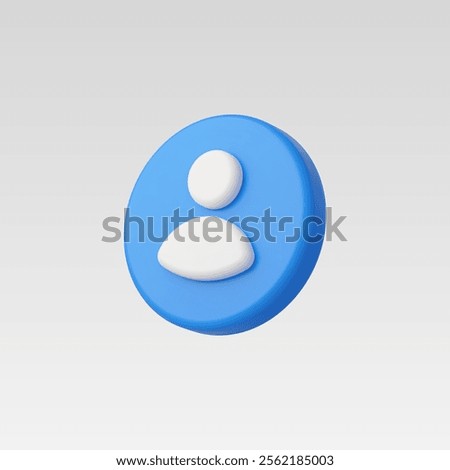 3d Realistic People Icon vector illustration