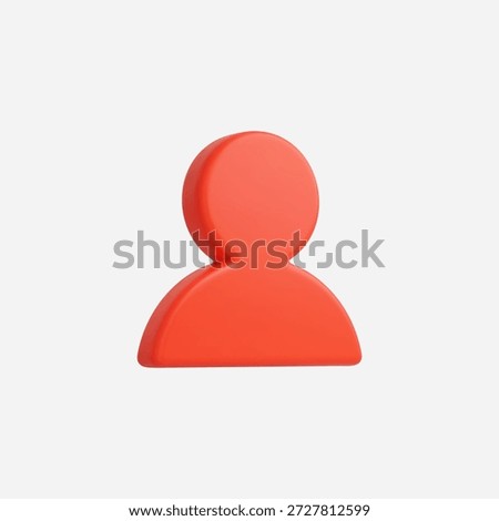 3d Realistic People icon vector Illustration