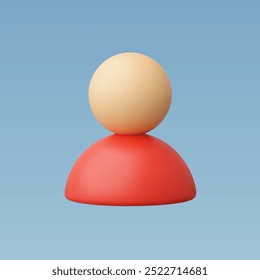 3d Realistic Person or People vector illustration
