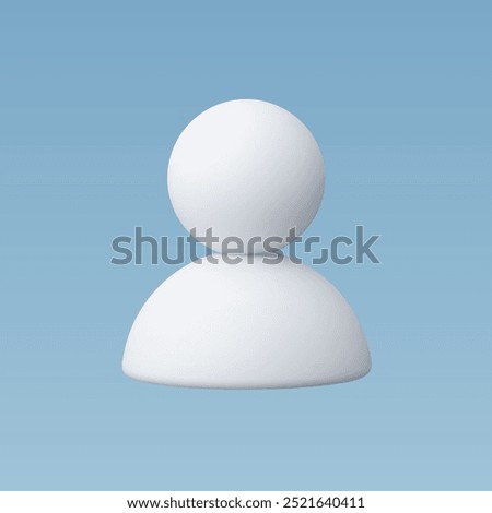 3d Realistic Person or People vector illustration
