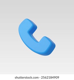 3d Realistic Phone Call vector illustration