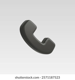 3d Realistic Phone Call vector illustration