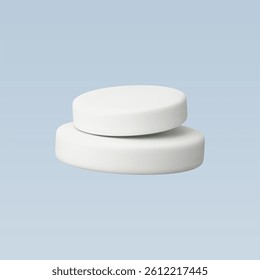 3d Realistic Podium Icon vector illustration