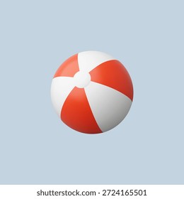 3d Realistische Pool Beach Ball Vektorgrafik