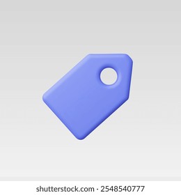 Ilustración vectorial de etiqueta de Precio realista 3d