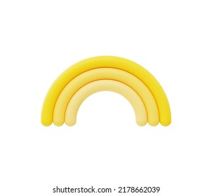 3d Realistic Rainbow vector Illustration