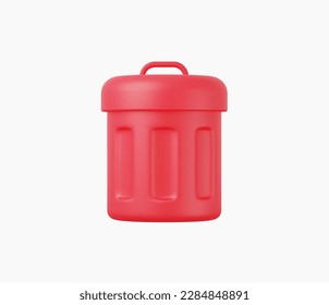 3d Realistic Recycling Icon vector illustration.
