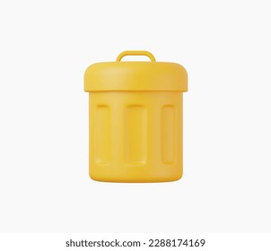 3d Realistic Recycling Icon vector illustration.
