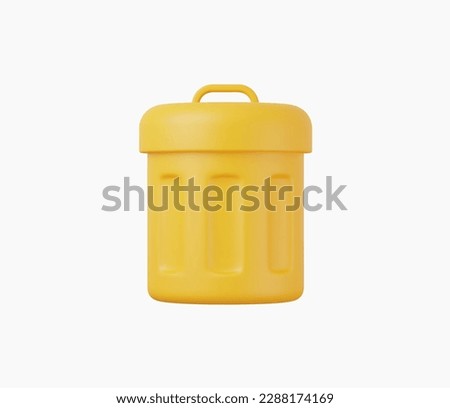 3d Realistic Recycling Icon vector illustration.
