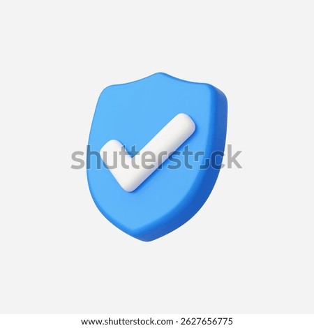 3d Realistic security protection vector illustration