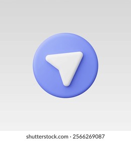 3d Realistic Share Icon vector illustration