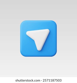 3d Realistic Share Icon vector illustration