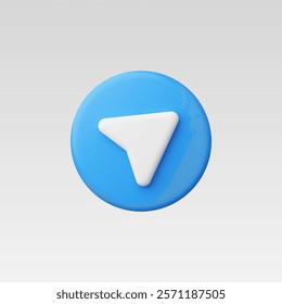 3d Realistic Share Icon vector illustration