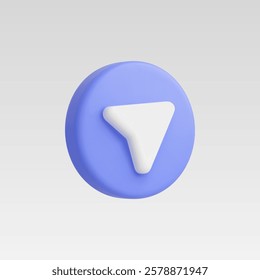 3d Realistic Share Icon vector illustration