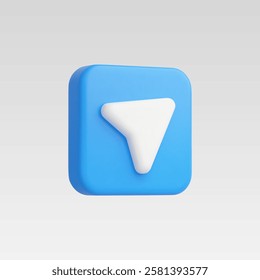3d Realistic Share Icon vector illustration
