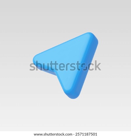 3d Realistic Share Icon vector illustration