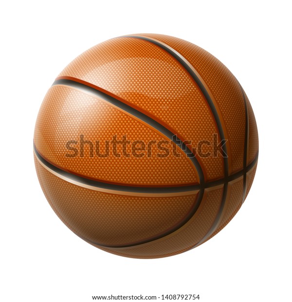 3dのリアルな輝くバスケットボール選手権のデザインバナー 白い背景にイラストバナーとロゴ リアルな単一のオレンジのバスケットボール 美しいデザインのオレンジのクラシックボール のベクター画像素材 ロイヤリティフリー