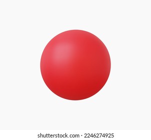 3d Realistic Sphere icon vector illustration