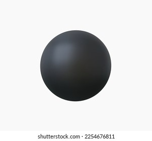 3d Realistic Sphere icon vector illustration