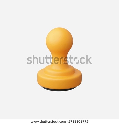 3d Realistic Stamp vector illustration