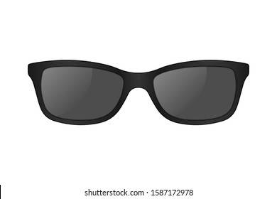 3d realistic Sun glasses. Sunglasses icon design