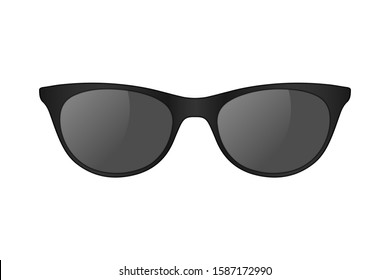 3d realistic Sun glasses. Sunglasses icon design