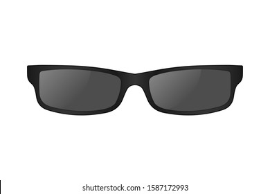 3d realistic Sun glasses. Sunglasses icon design