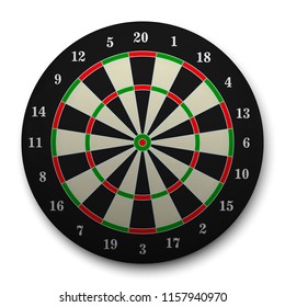 3d realistic Target for darts. Dart board