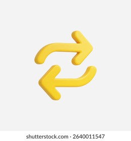 3d Realistic Transfer icon vector Illustration