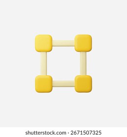 3d Realistic Transform icon vector Illustration