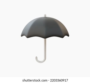 3d Realistic Umbrella vector illustration.