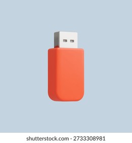 3d Realistic USB vector illustration