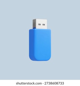 3d Realistic USB vector illustration