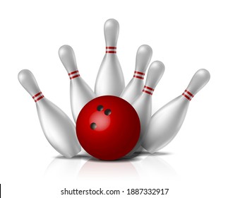 4,295 Red Bowling Ball Stock Vectors, Images & Vector Art | Shutterstock