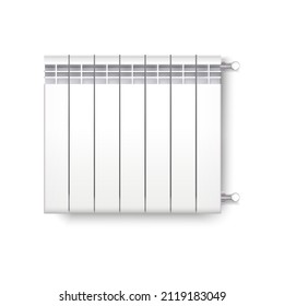 3d realistic vector icon. Heater, oil radiator.