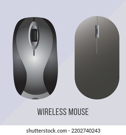 3d Realistic Wireless Computer Mouse