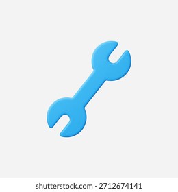 Ilustración vectorial de icono de llave realista 3d