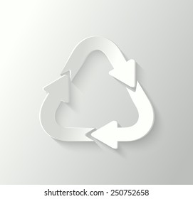 3d recycle sign