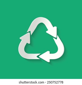 3d recycle sign