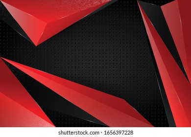 3D Red abstract background and modern vecter desing.