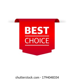 3d red advertising. Bestseller sticker. 3d vector. Product advertising. Sale banner badge. Red ribbon vector. Realistic price tag. Vector illustration.