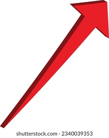 3D-Pfeilsymbol für App, digitale Vektorgrafik-Symbole