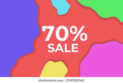 3d red background 70% sale
Abstract background sale, promotion, discount