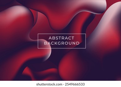 3d red background design vector template 
