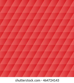 3D red color parallelogram seamless pattern background