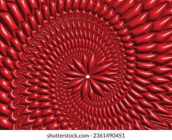 3d red design.Colorful wallpaper Digital image with a psychedelic stripes. Argent base for website, print, basis for banners, wallpapers, business cards, brochure, banner